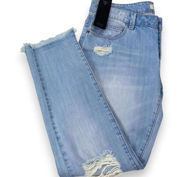 Guess Denim - Guess - Tomboy Distressed Button Fly Jeans – Size 28 - NWT